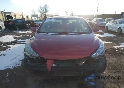 2013 Hyundai Elantra Gls из США, поврежденный, VIN KMHDH4AEXDU661220